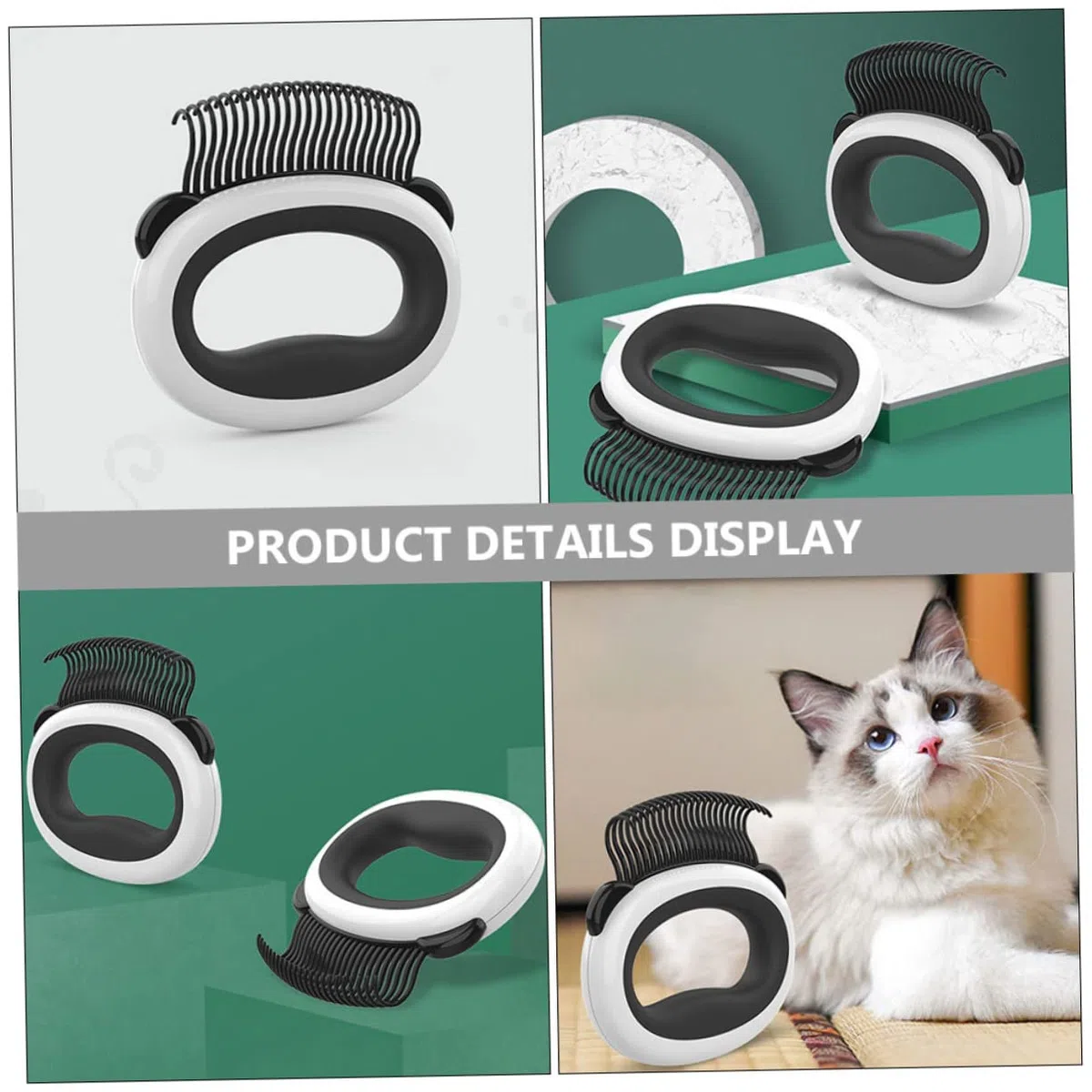 SUPVOX 5 Piezas peine flotante cepillo mascotas cepillo para mascotas auto limpieza herramienta de skate perro peines adorable peine de gato cepillo para gatos gatito peine de limpieza