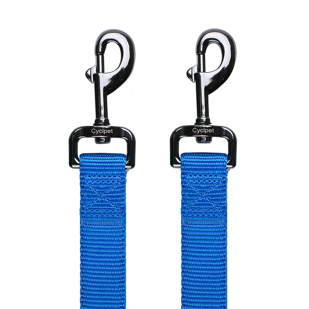 Correa corta de nailon de alta calidad de 61 cm con cierre resistente y mango acolchado cómodo para perros grandes de raza media, uso diario, correr, caminar, entrenamiento, etc. (61 cm, azul