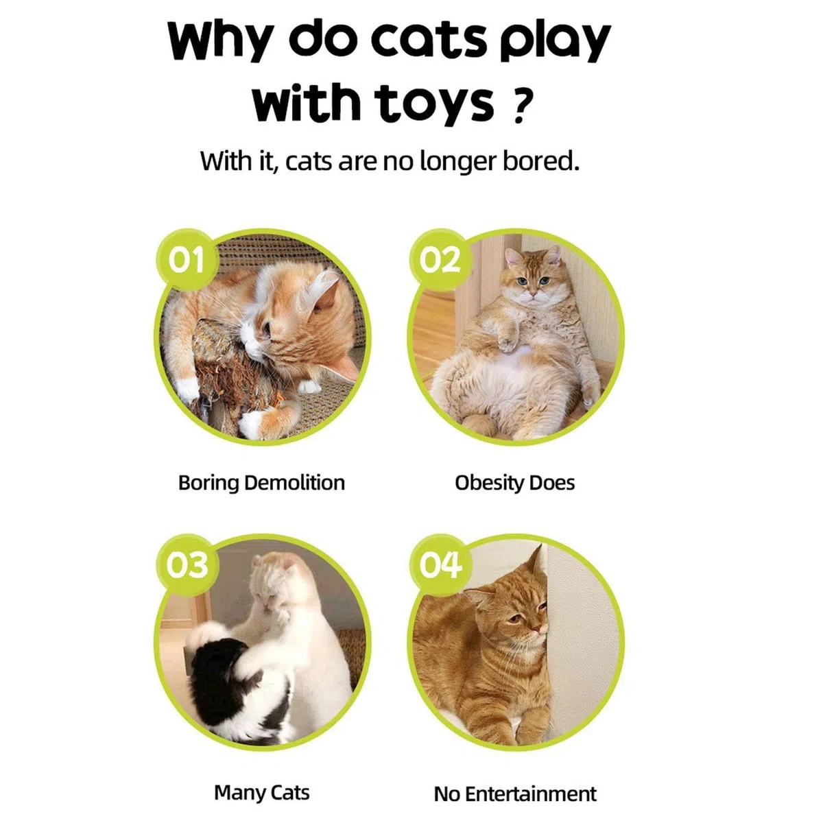 Pelota Interactiva para Gatos Juegos Interactivos de Fútbol para Mascotas