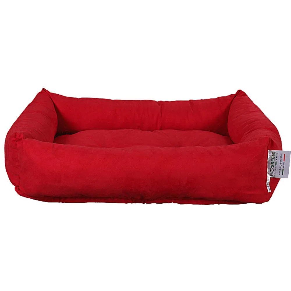 evergreenweb – Cama para perros 45 x 65 cm de tamaño pequeño, Relleno de Lazo Water Foam efecto pluma Suave lavable, caseta de interiores con cojín desenfundable, colchón para animales Domésticos, Rex