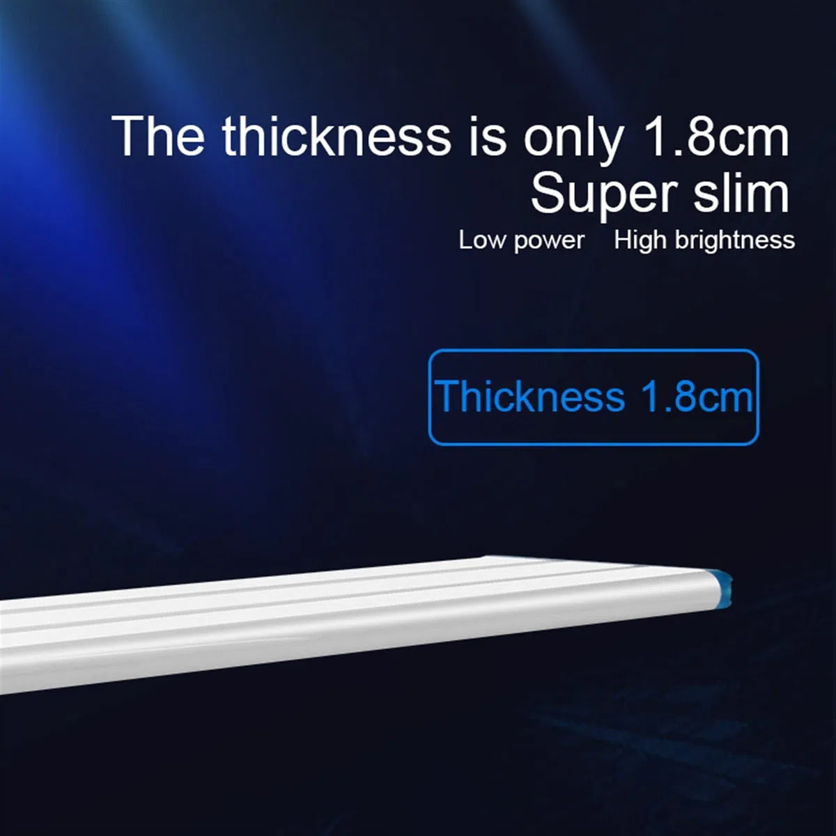 Luz para Piscina Super delgado Le Luz acuática de iluminación de acuario DS 18-7 5 cm Clip impermeable extensible en la lámpara for el tanque de peces ( 8W / 12W / 16W / 20W / 24W) Luces Sumergibles (