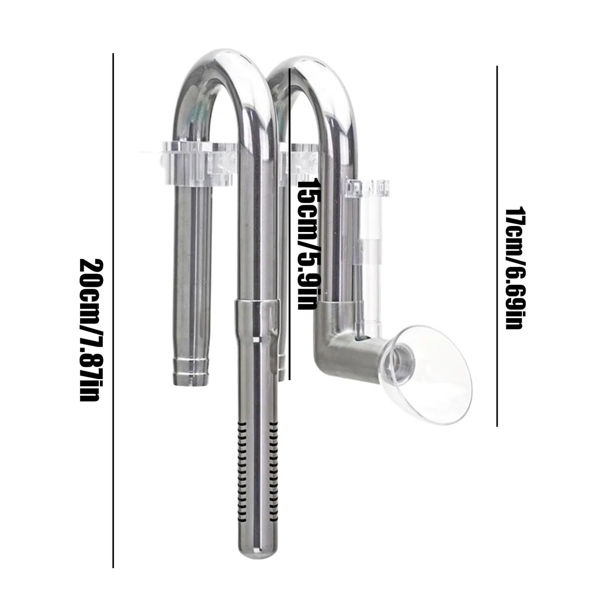 Tubo De Entrada Y Salida Para Acuario Conductos De Acero Inoxidable De Alta
