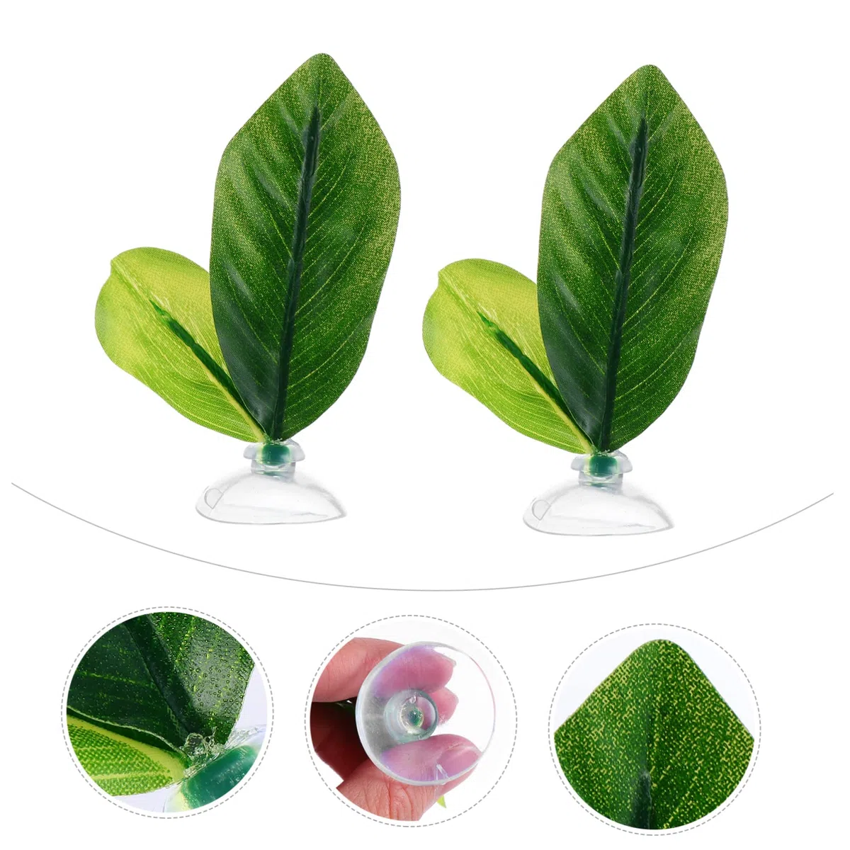 Happyyami 8piezas Decoración De Artificiales para Acuarios Simulación De Paisaje Acuático para Peceras De Agua Dulce y Salada Diseño Lifelike para Betta y Otros Peces