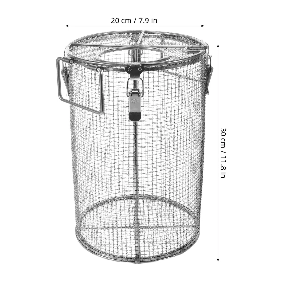 TOYANDONA Jaula de Filtro de Acero Inoxidable para Bomba de Agua, Malla