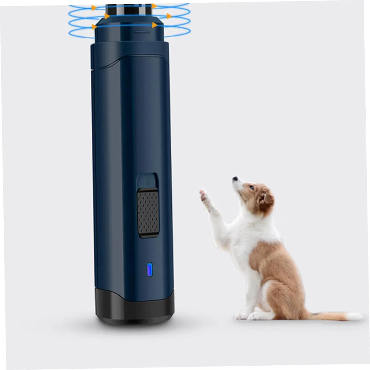 BESPORTBLE Cortauñas Eléctrico para Mascotas Diseño USB, Azul Marino