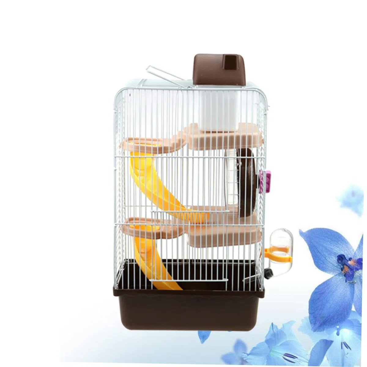 Beaupretty Jaula para Hámster Tipo Villa 3 Niveles Ecológica Duradera Incluye Accesorios