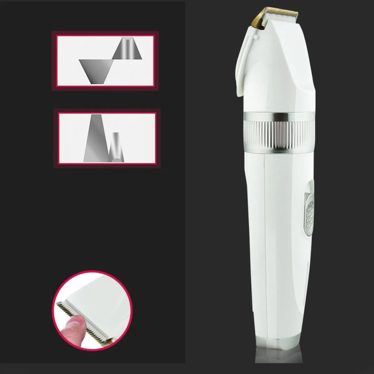 Cortapelos para Mascotas Usb, Potencia Estable, Suave, Abs