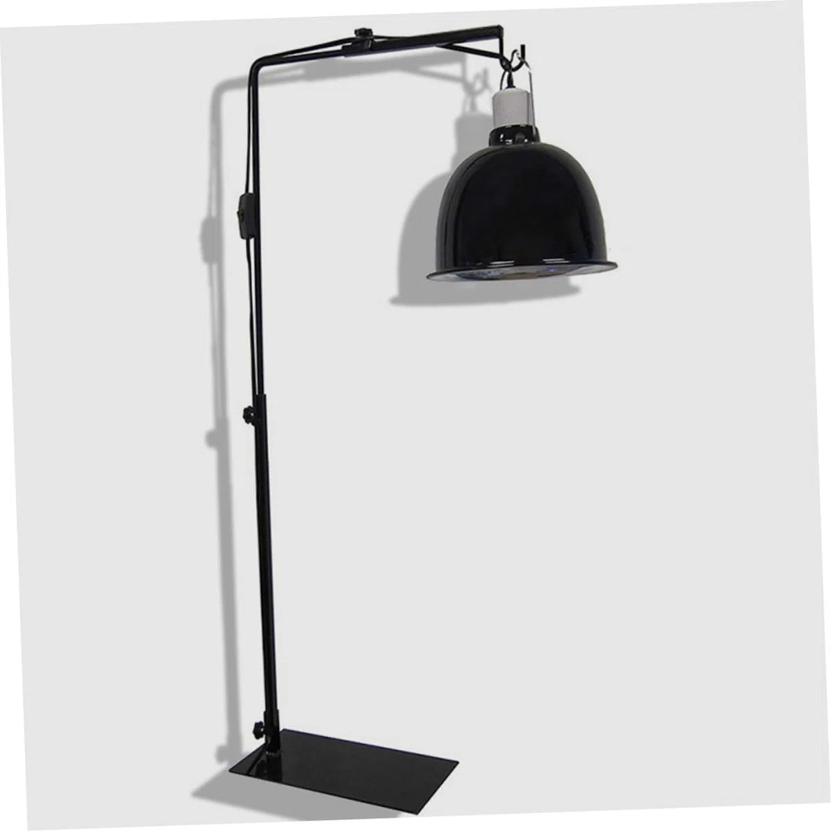 Abaodam Lámpara De Calefacción para Reptiles Soporte Ajustable Seguridad Duradero Metal