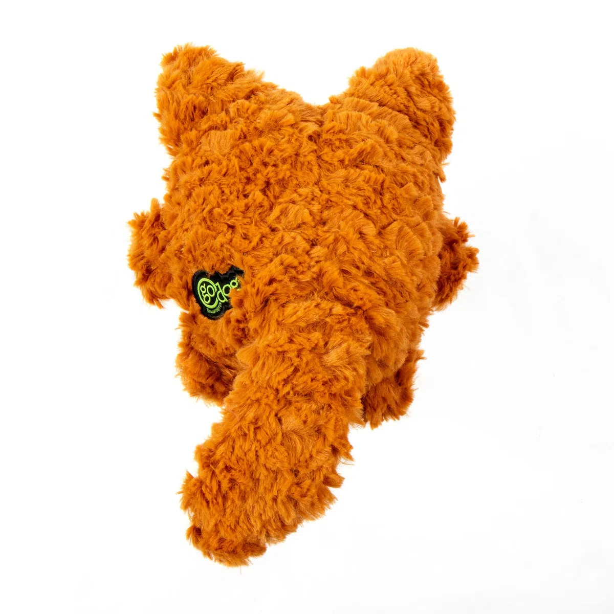 goDog Moonmoon PlayClean Bush - Juguete chirriante de Peluche para Perros con aceites Esenciales Que eliminan el Olor, tecnología Chew Guard, marrón, Grande
