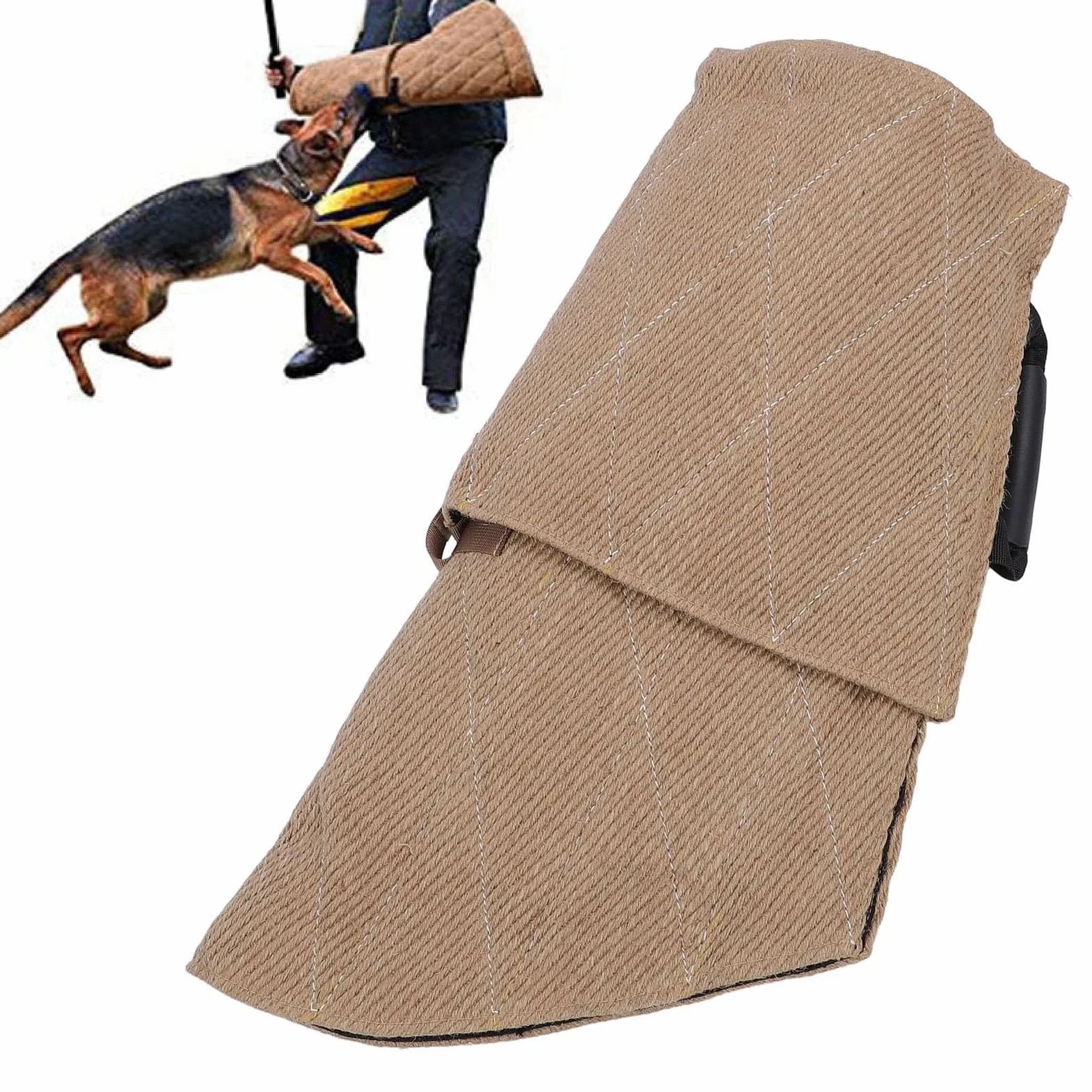 Fockety Manga de Mordedura de, Juguete de Remolcador de Almohada Profesional, Protección de Brazo Desmontable de Entrenamiento de Mordedura de Perros para Morder, Interactivos, K9