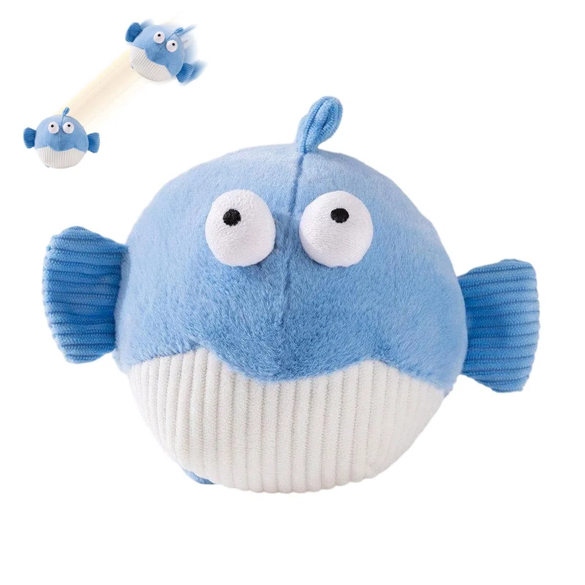 Pelota Rebotadora de Perros Peluche Eléctrico Chirriante de Cachorros | Juguetes Chirriantes Caninos para Dueños Entrenadores Apartamento Casa Oficina Dormitorio Salón Estudio Juego