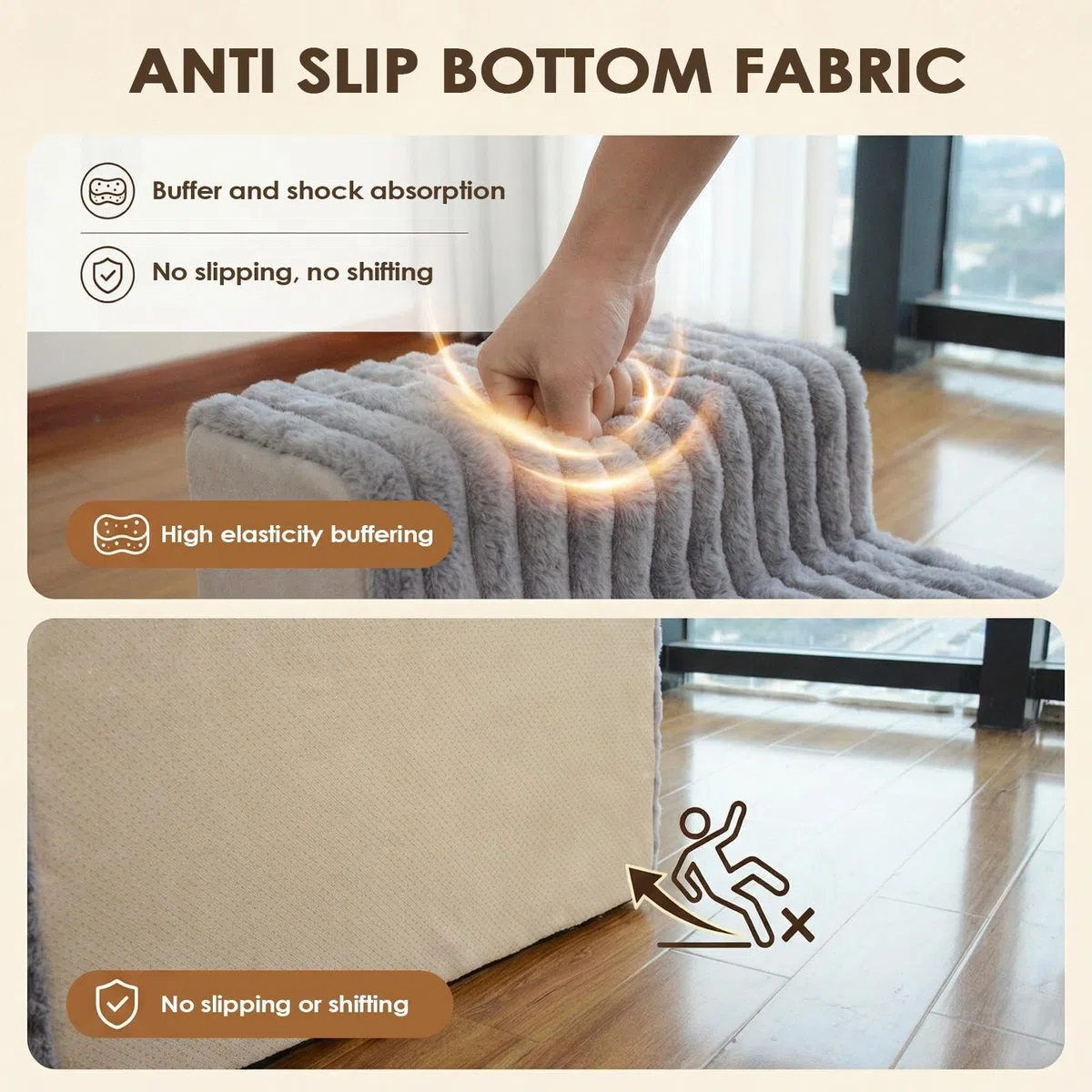 Escalón Canino Escalera Accesorio Lavable y Desmontable de Mascotas | Escaleras Felinas Equilibradas Para Cachorros Gatos Sofás Sillones Apartamentos Balcones