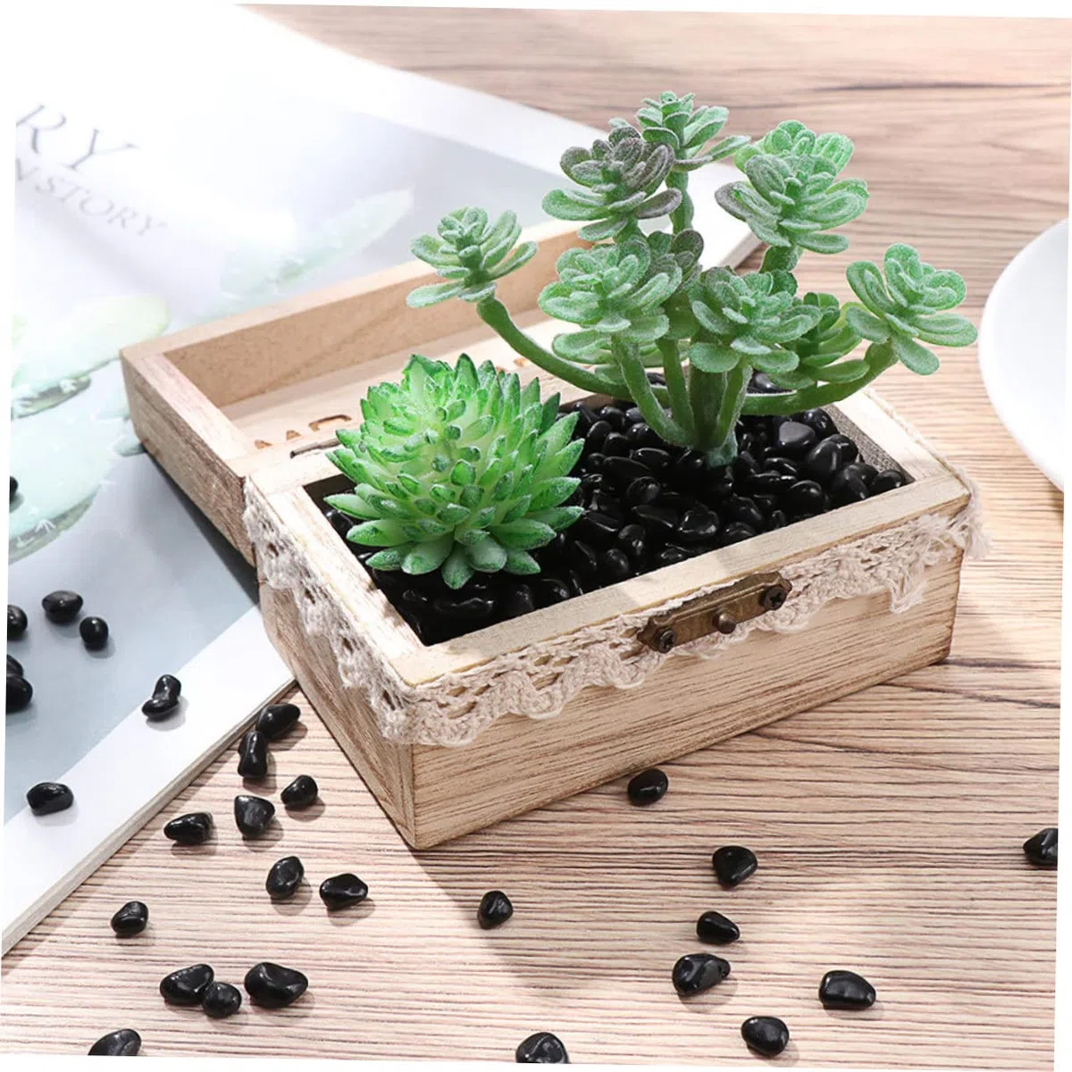 Happyyami 1bolsa Gravilla Decorativa para Acuarios y Terrarios Arena para Paisajismo De Grava para Peceras para Decorar Jarrones y Plantas