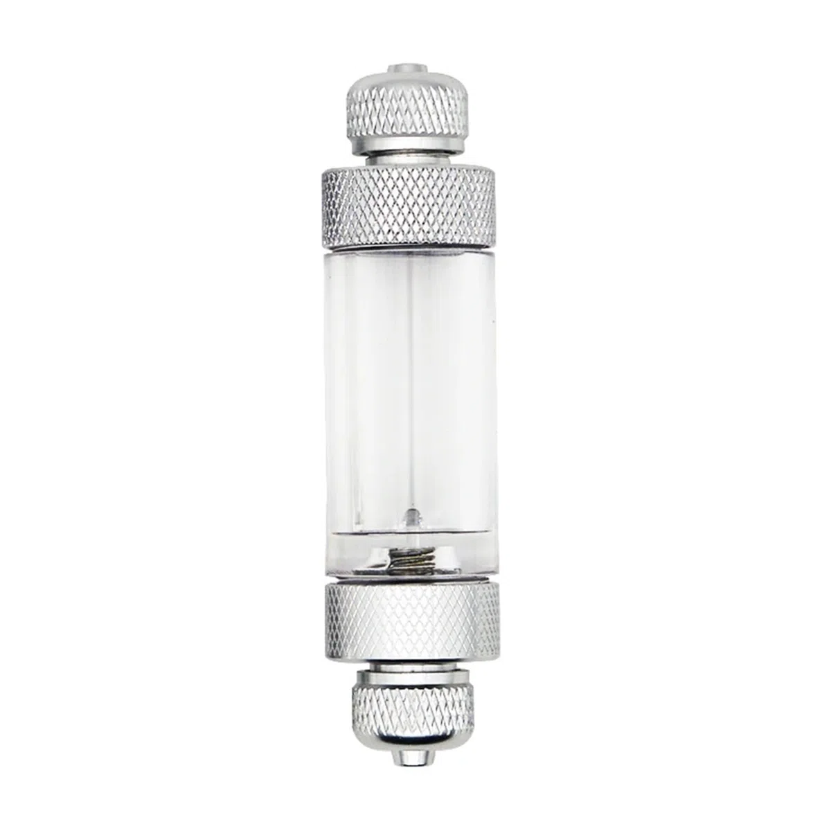 Contador de burbujas de CO2 for acuario, válvula de retención de doble cabezal, regulador de tanque de peces, kit de difusor, accesorios de bomba de aire de reactor (cabeza única)(Double head)