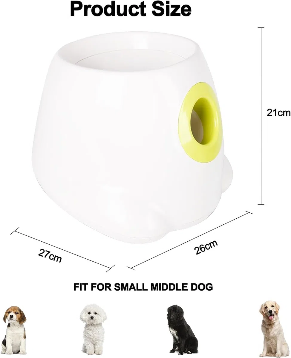 Alimentador Inteligente De Entrenamiento, Pelota De Tenis Inteligente For Perros De La Mayoría De Los Tamaños, Máquina Lanzadora De Pelotas For Mascotas Interactiva For Cachorros, Lanzador De Pelotas