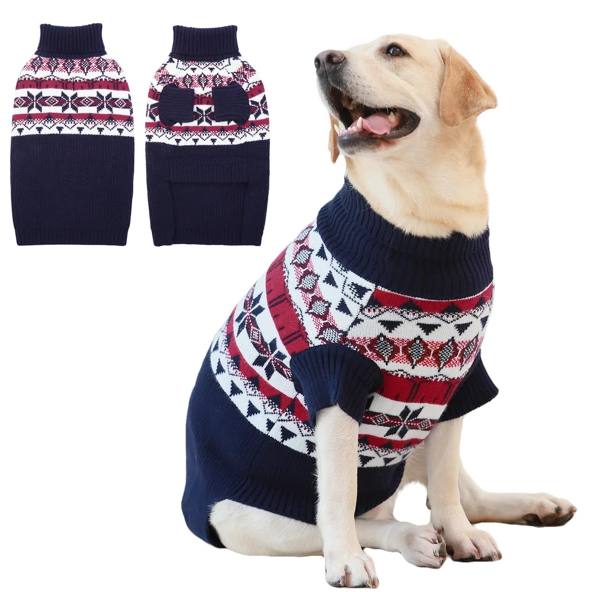 IECOii Suéter Extragrande para Perros, Talla XXL/4XL, Jersey de Punto, Ropa Cálida de Invierno para Doberman, Gran Danés
