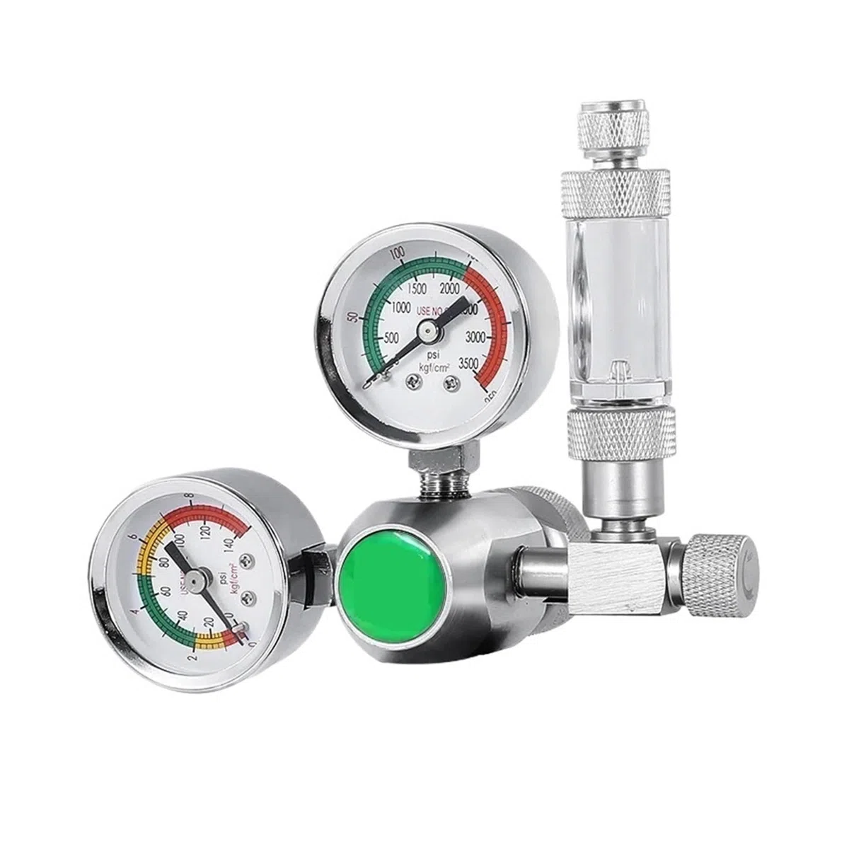 Regulador de CO2 for Acuario, Contador Burbujas solenoide, Sistema Control, válvula Reductora for Tanque Peces a Prueba Agua(M22)