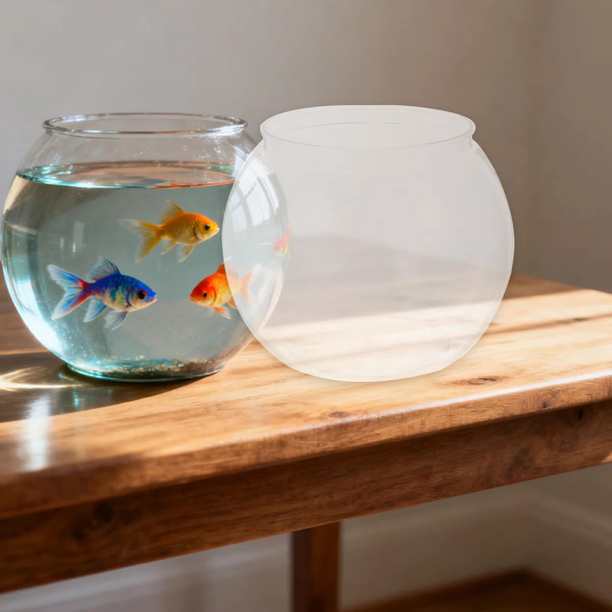 Peceras Pequeñas Pecera De Mesa Pez Pequeño Transparent Pet