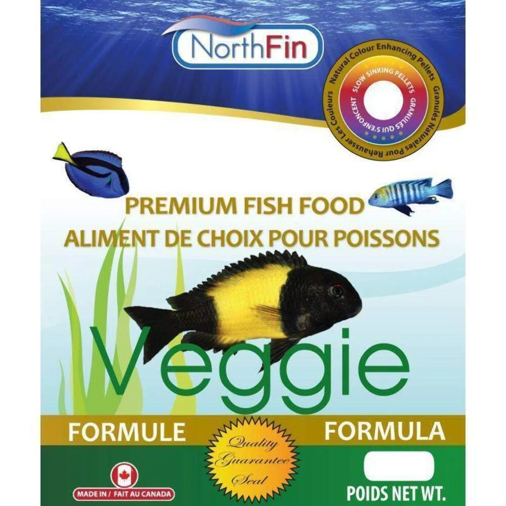 Northfin Alimentos Veggie fórmula 2 mm Pellets 250 G Paquete