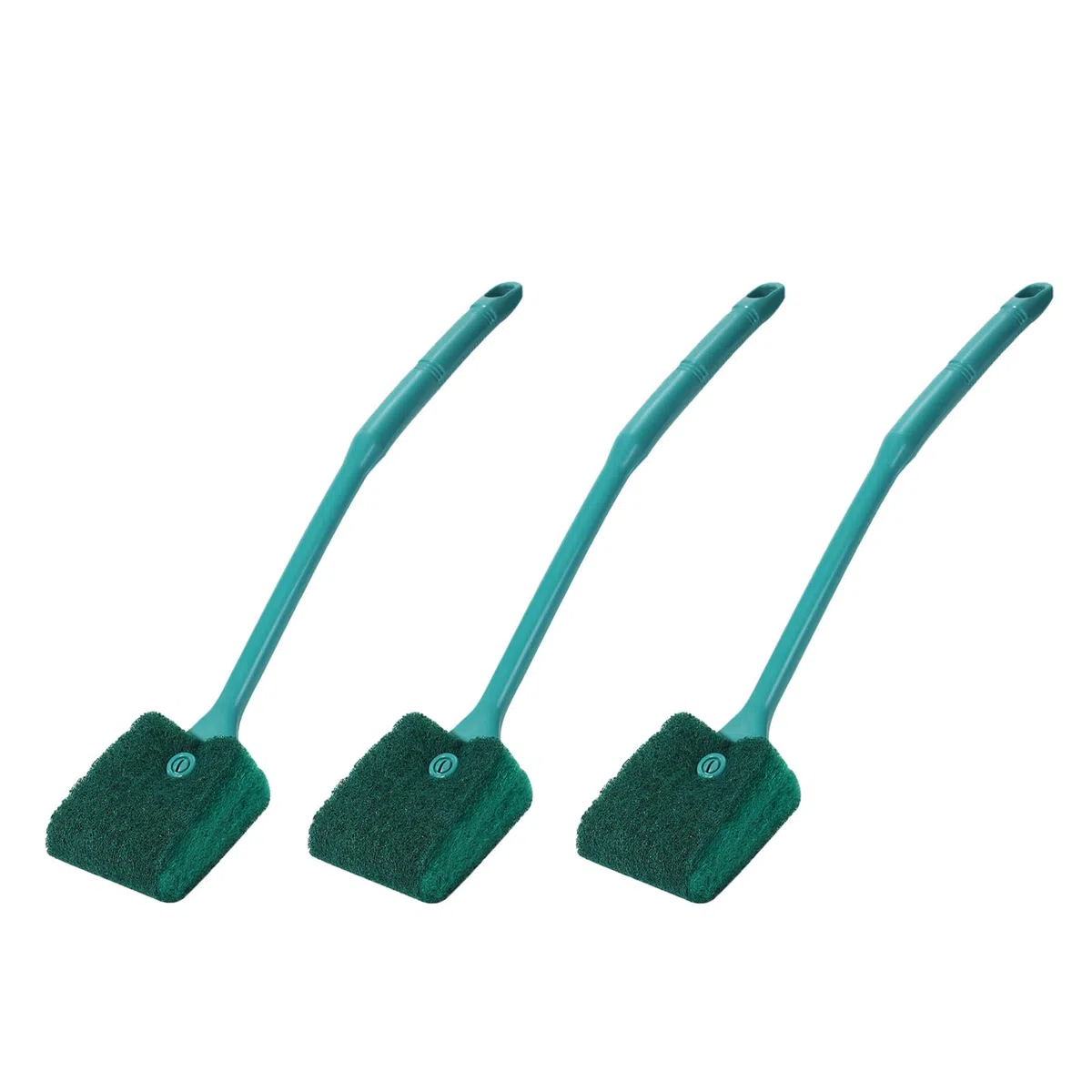 AQUANEAT 3pcs Herramientas de limpieza de peceras, cepillos de acuario, depurador de algas, limpiador de esponja de pecera