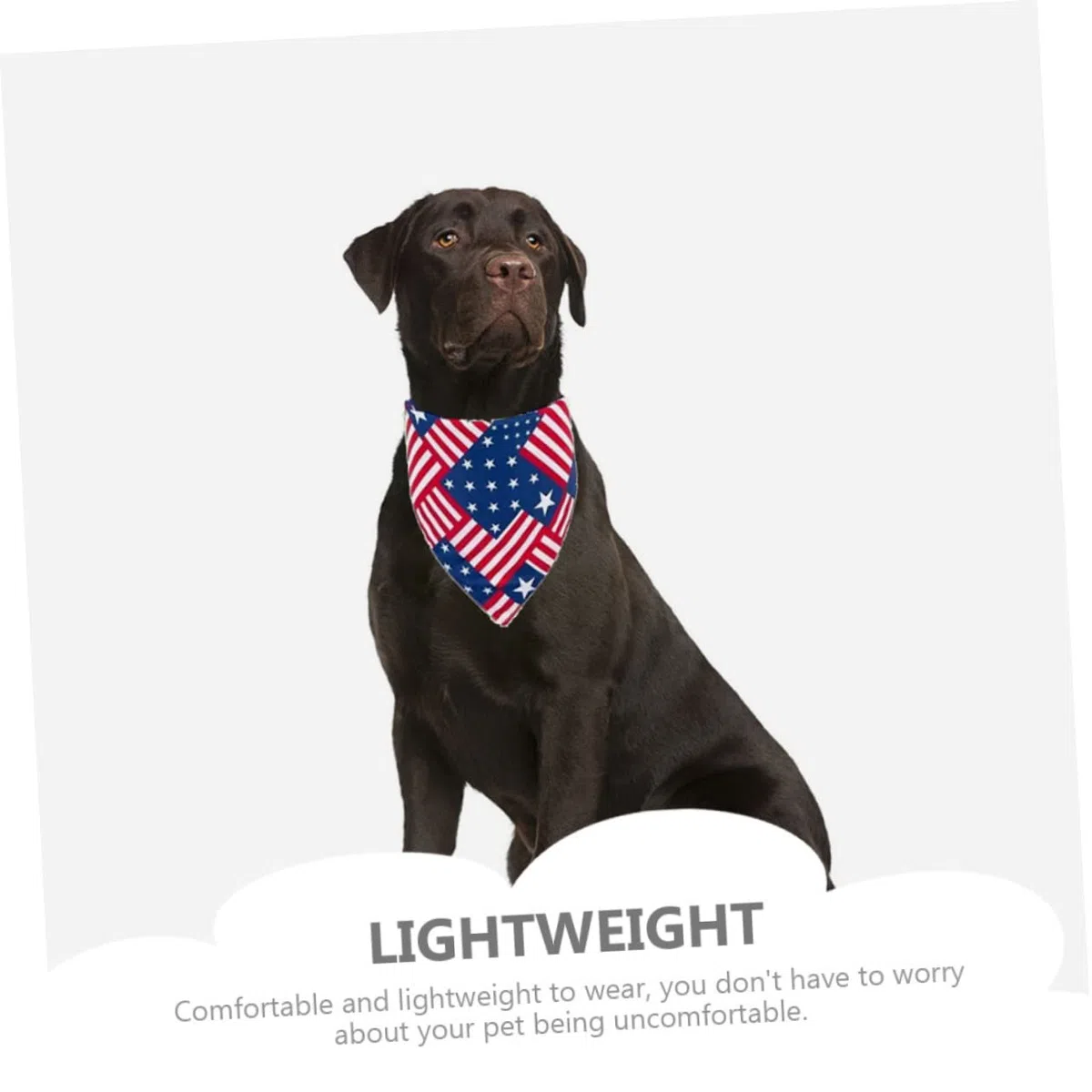 Sosoport 20piezas Pañuelos Triangulares para Mascotas Bandanas Decorativas De Día Independencia para Perros y Gatos Kit De Bufandas Ligeras y Cómodas para Mascotas