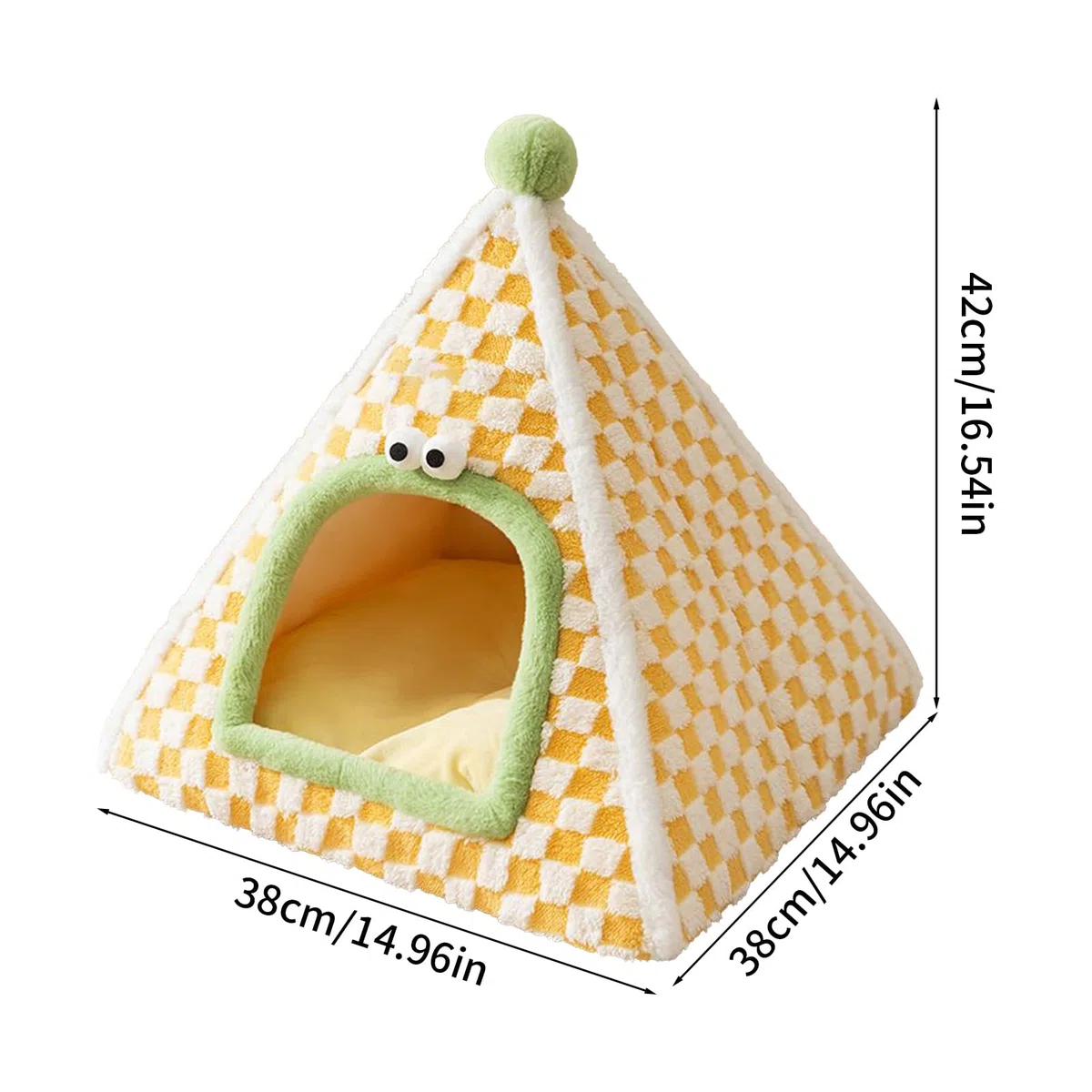 Cama Casita De Gatos Tienda Cálida para Cachorros de Raza Pequeña y | Cama para Perros con Techo de Razas Pequeñas y Medianas en Interior Dormitorio Salón Hogar Cueva Tienda Cálida Acogedora