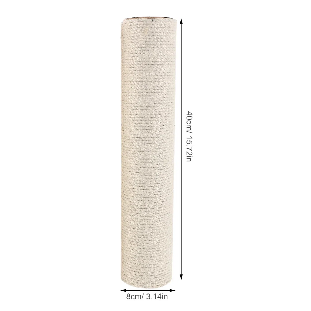 TOYANDONA Pieza de Reemplazo de Cuerda de Sisal para Árbol de Gatos, Cuerda Resistente con Tornillos para Rascadores de Mascotas