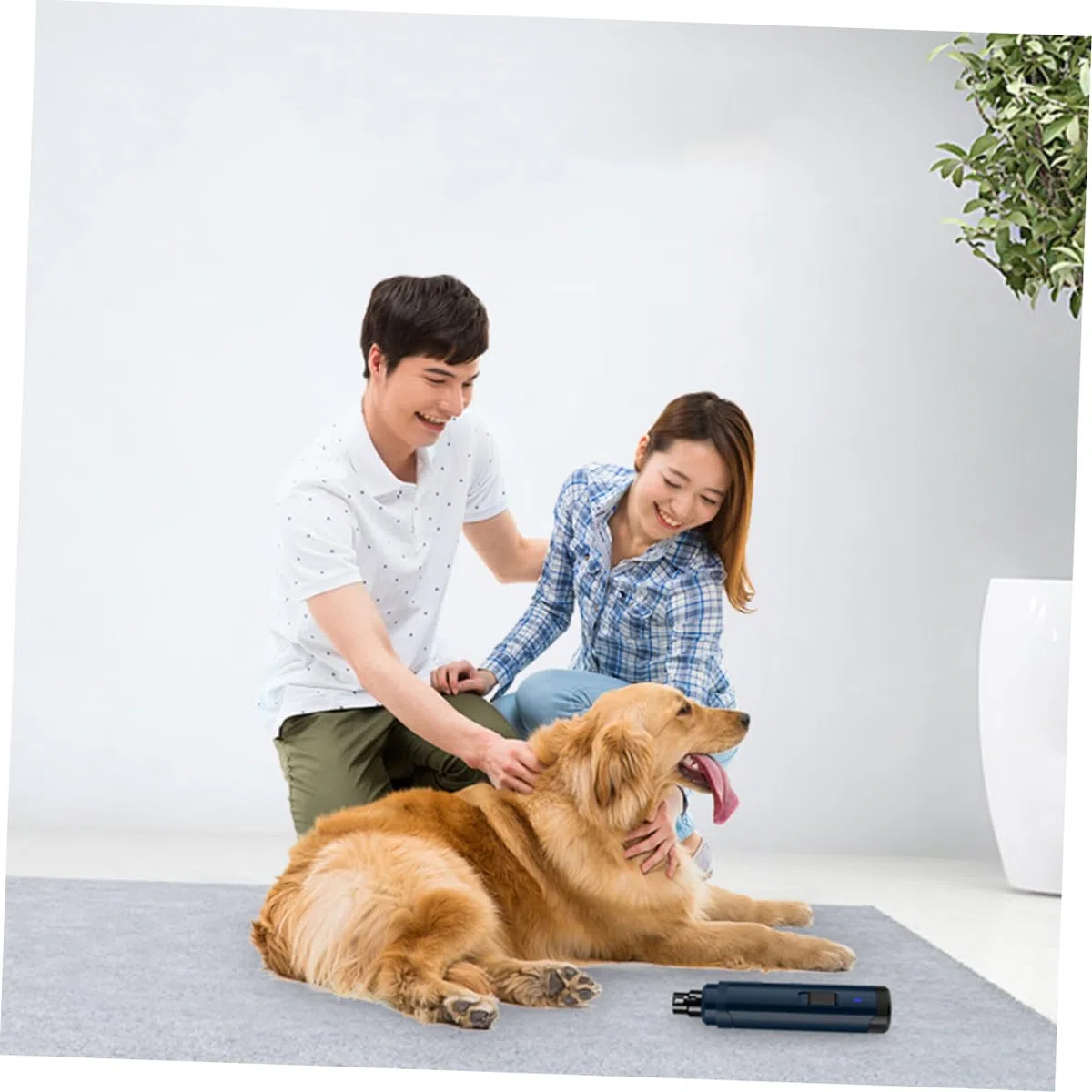 BESPORTBLE Cortauñas Eléctrico para Mascotas USB para Perros y Gatos
