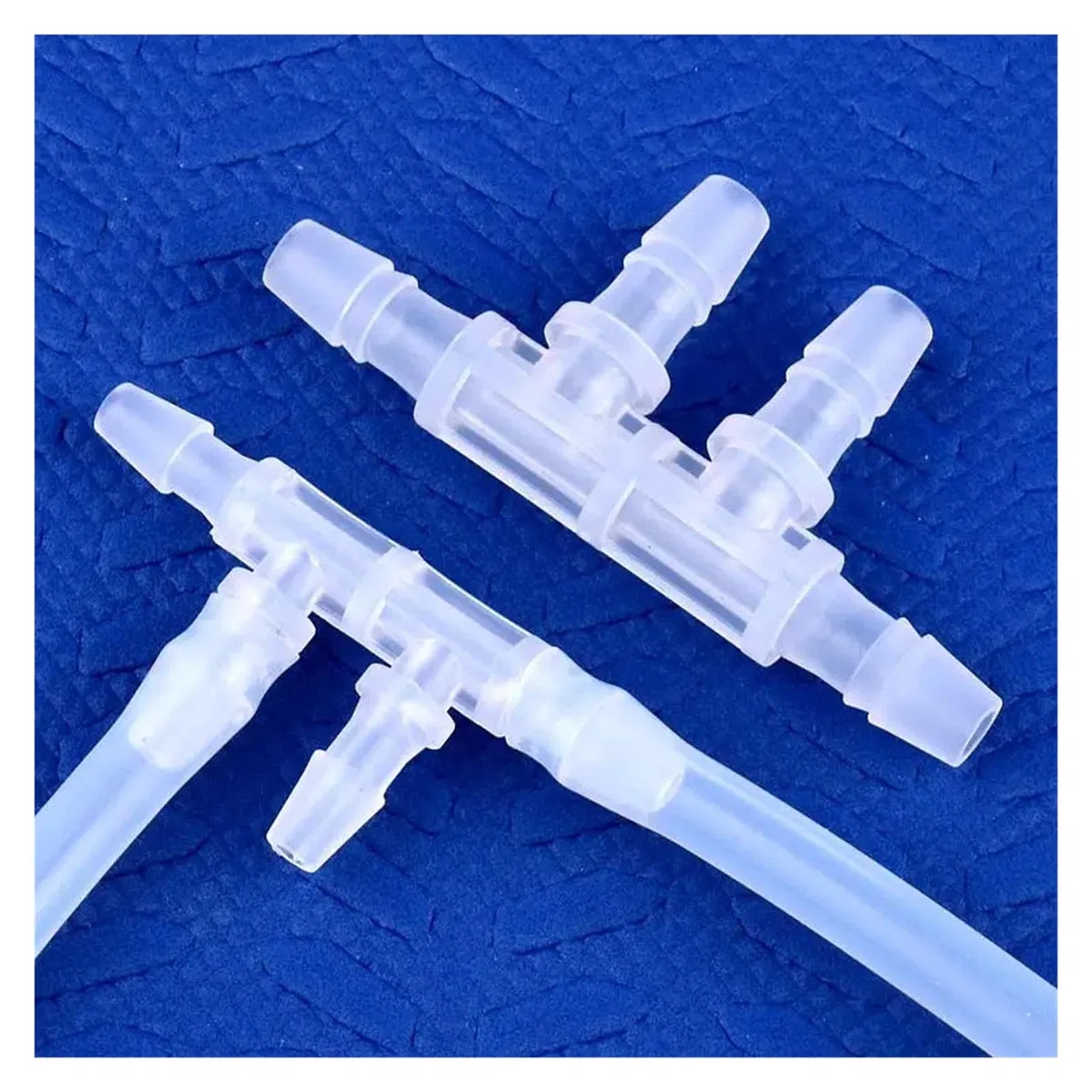 5-200 piezas de conectores de manguera de bomba de aire de acuario de tubería de 2,4~11,1 mm(6.4mm,50 Pieces)