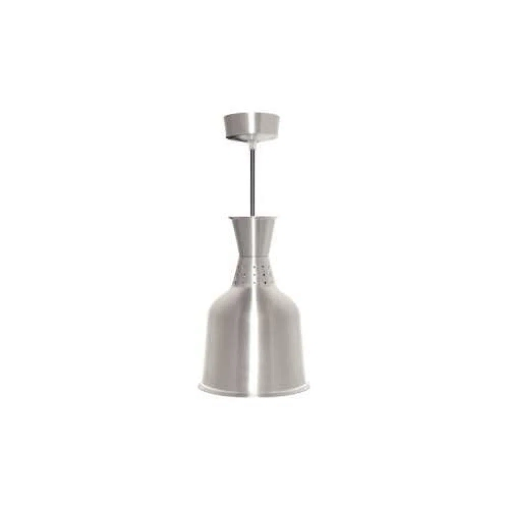 SARO LUCY Lámpara térmica para bufé, con 1 bombilla E27 (máx. 250 W), cable de 1,9 m, altura ajustable, blanca, para bufé y cocina