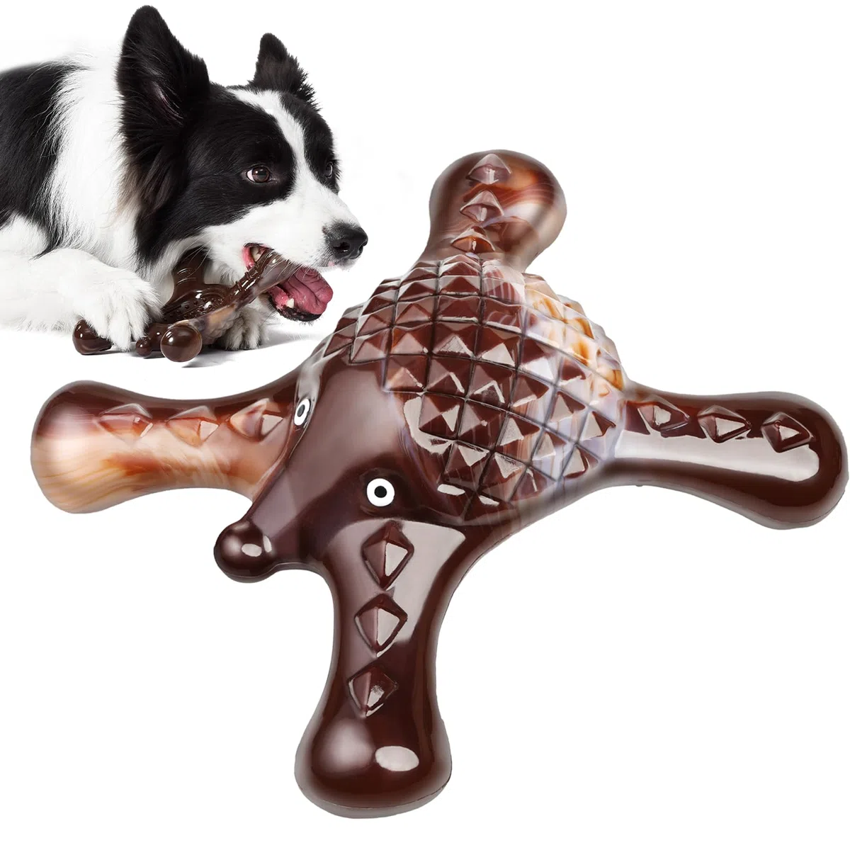 Juguetes resistentes para perros masticadores agresivos, juguetes masticables indestructibles para perros de razas medianas y grandes, juguetes para perros súper duraderos para la dentición, juguete