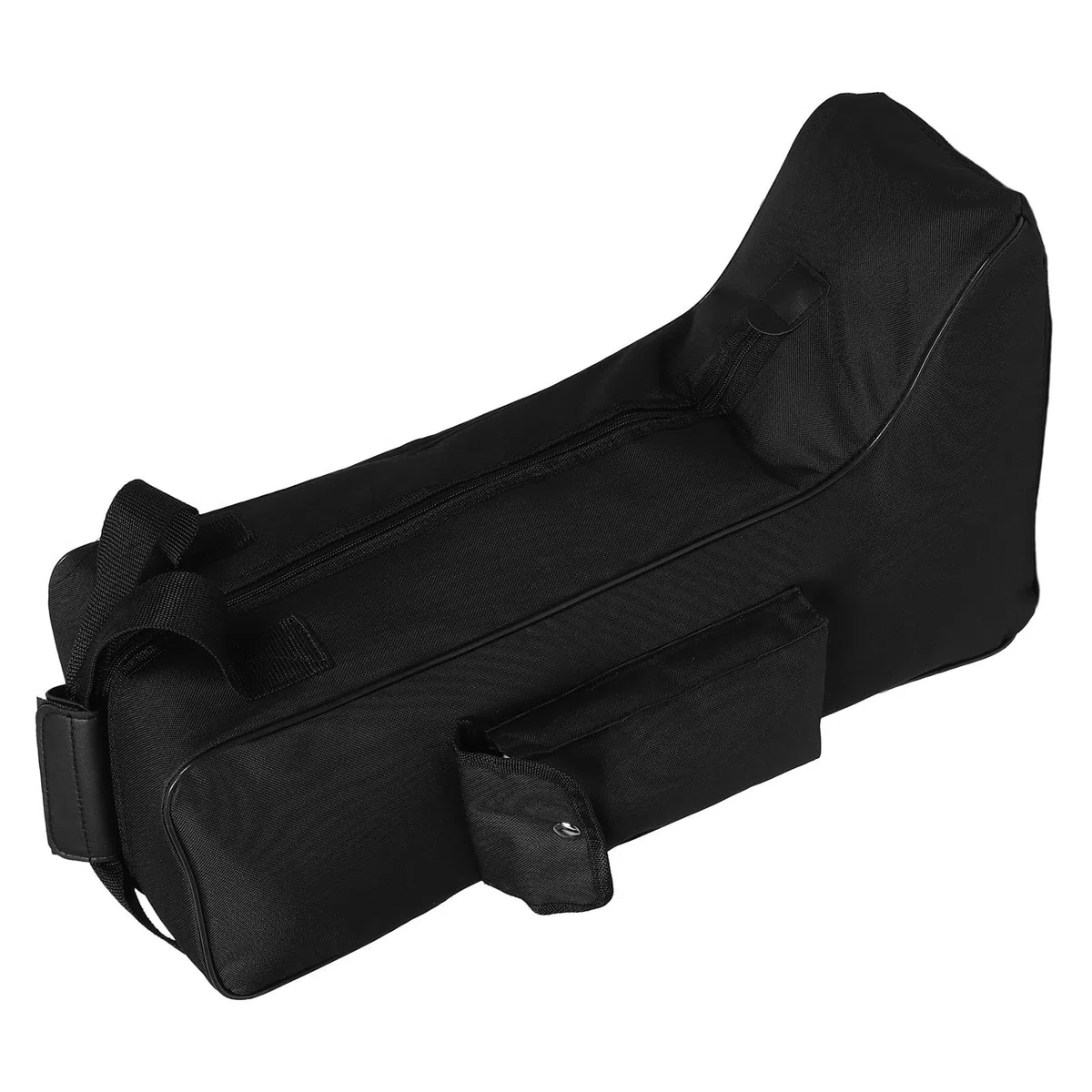 Bolsa Negra Oxford de Botas de Tela Equitación para Altas Bolsillo Frontal