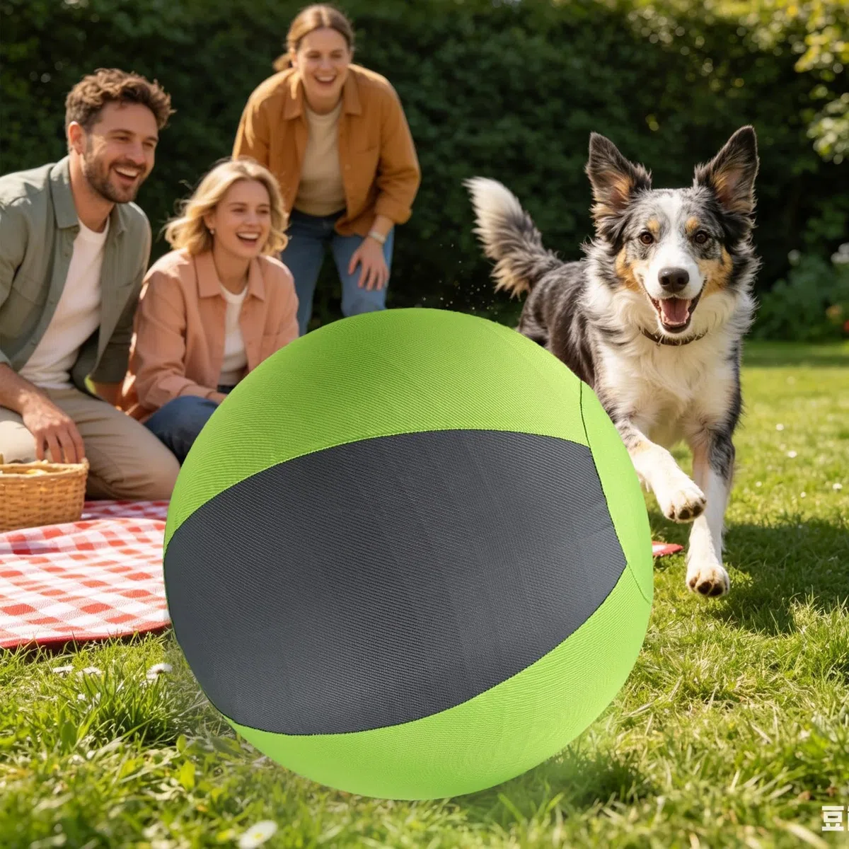 Pelota Pastoreo Grande para Perros Mordedor Inflable Cachorros | Juguete Interactivo Cachorros para Padres de Mascotas, Amantes de Animales, Patio, Jardín, Parque, Apartamento, Piscina,