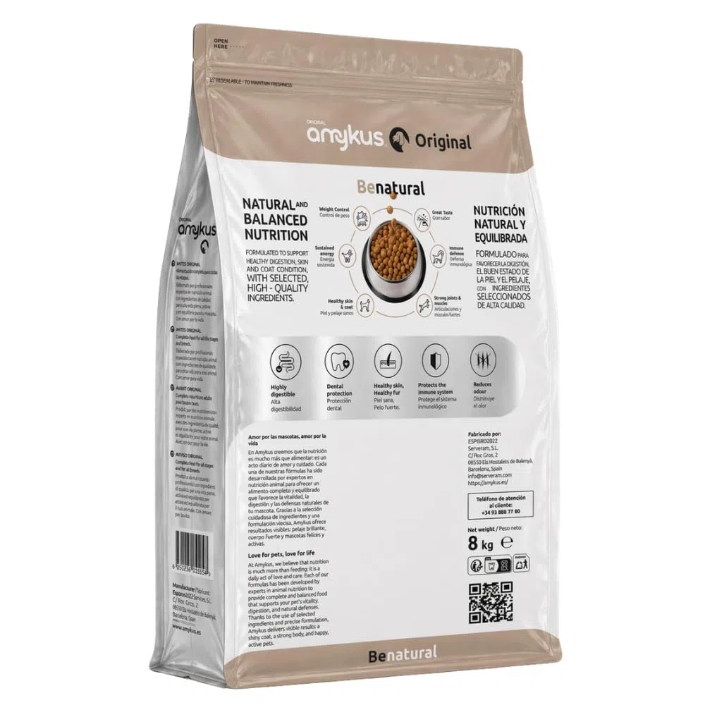 Hypoallergenic Grain Free Salmon 8 kg | Pienso para Perros Adultos Hipoalergénico sin Cereales | De Salmón | para Perros con Alergias o Intolerancias Alimentarias