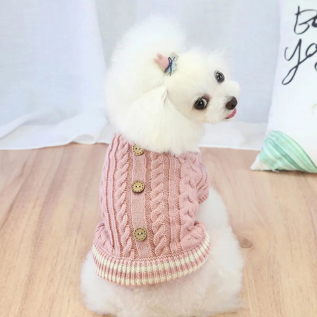 BESPORTBLE 3piezas Suéter De Invierno para Ropa De De Algodón Vestido De Mascota para y Invierno Color Rosa XS