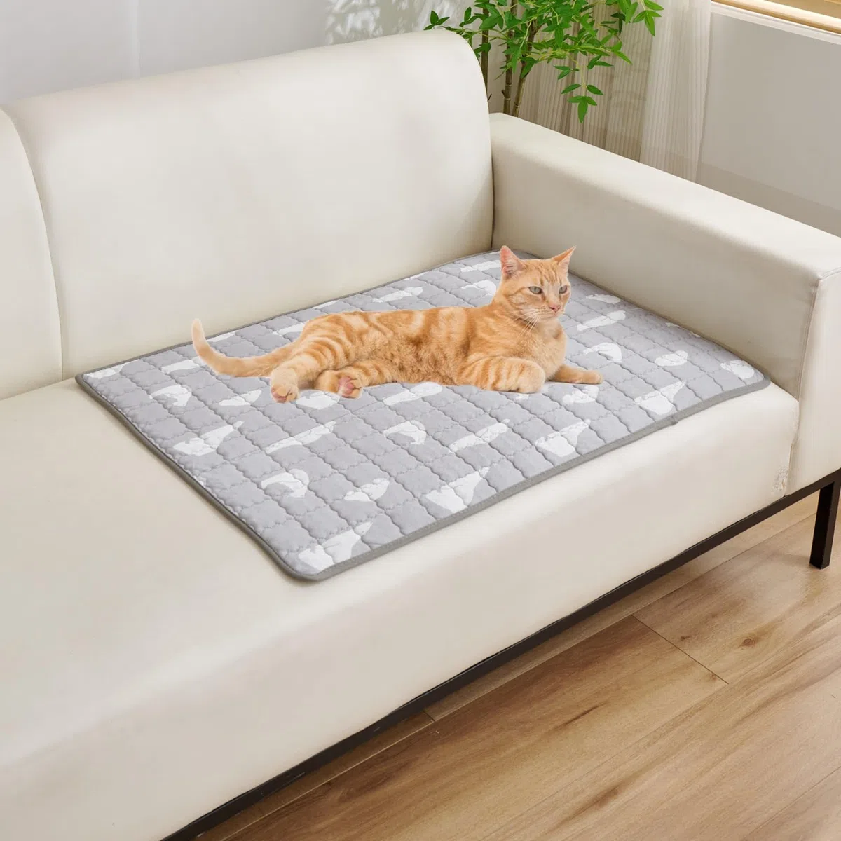Alfombrilla de refrigeración para perros, almohadilla de gel duradera no tóxica para mascotas, alfombrilla de refrigeración automática para perros y gatos en verano caluroso, perfecta para uso en
