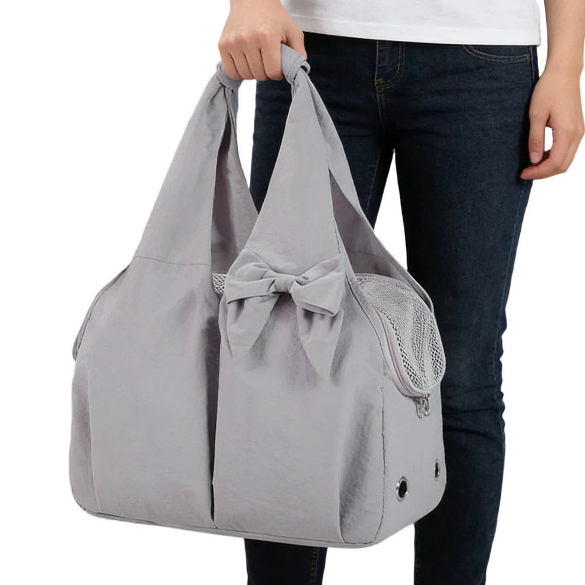Bolso Transportín para Perros Pequeños Ligero con Ventana de Malla de