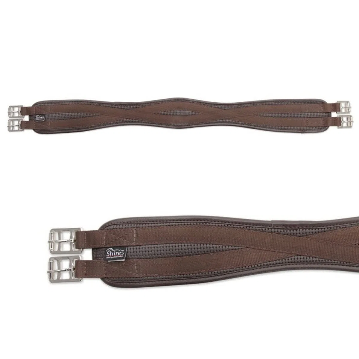 Shires Anti-Chafe Contorno Correa de cincha sillín de Caballo Tack