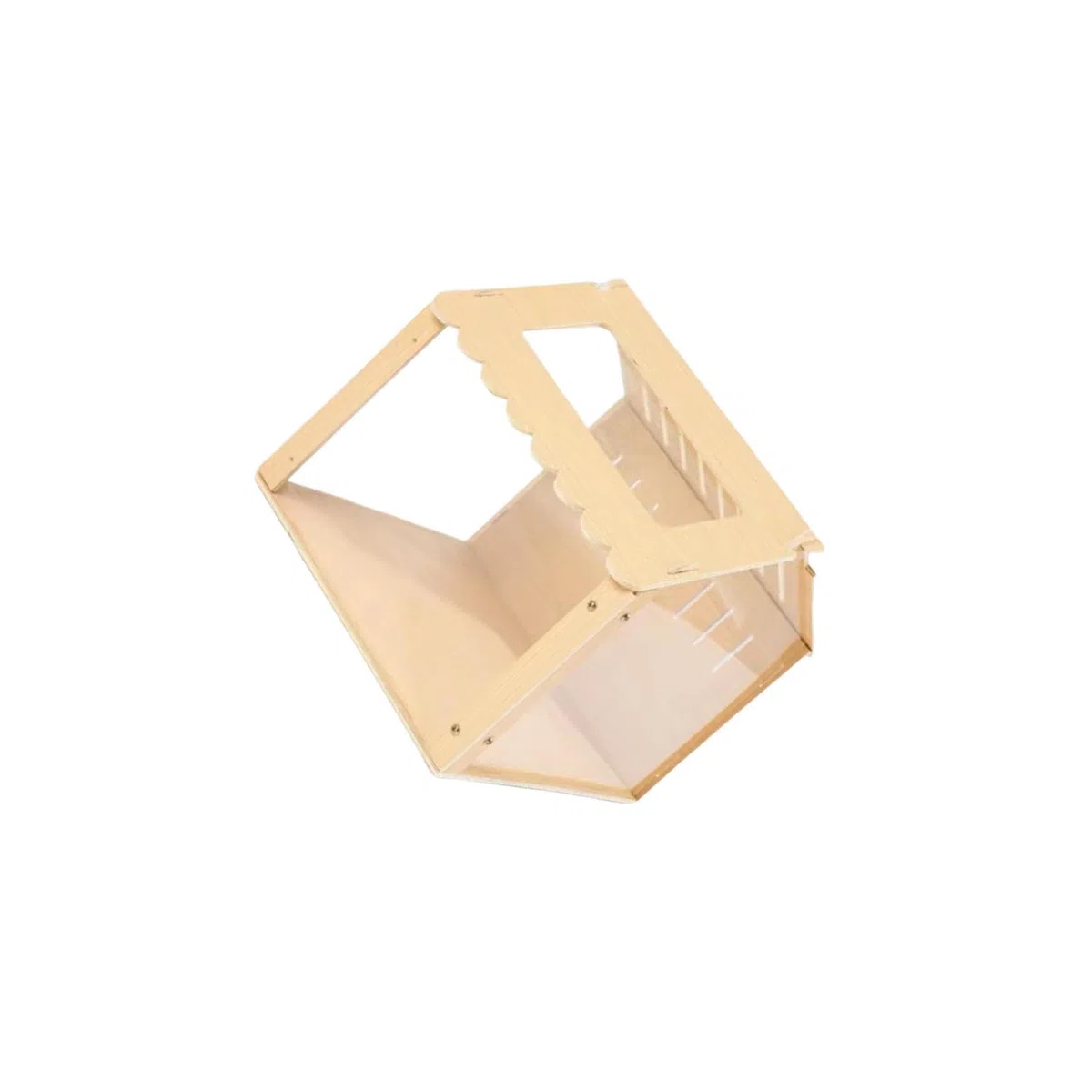 Casa de Juegos de para Madera con Nido para hámster, Juguete para Hacer Ejercicio Que Proporciona Entretenimiento y fomenta la Actividad y la