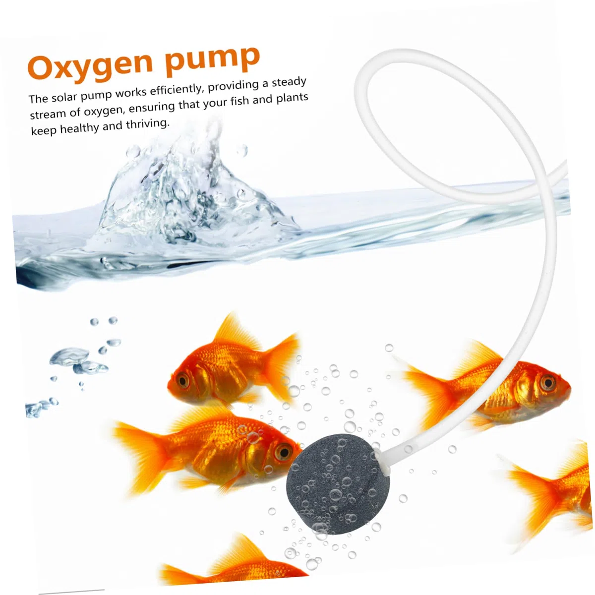 Toyvian Bomba De Oxígeno Solar para Estanques Accesorio para Peceras Aireador para Estanques Exteriores Bomba Solar De Aire para Acuario Oxigenador para Pecera