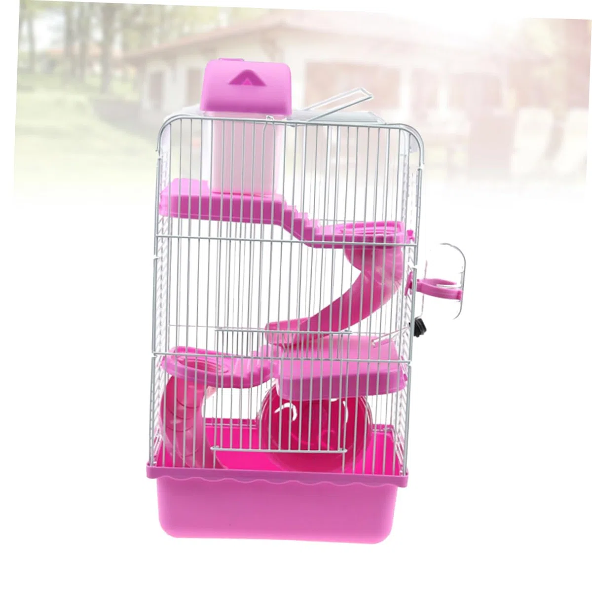 VANZACK Jaula para Animales Pequeños Jaula para Hámster para Cobayas para Hámster para Hámster para Mascotas Pequeñas Rosa para Mascotas
