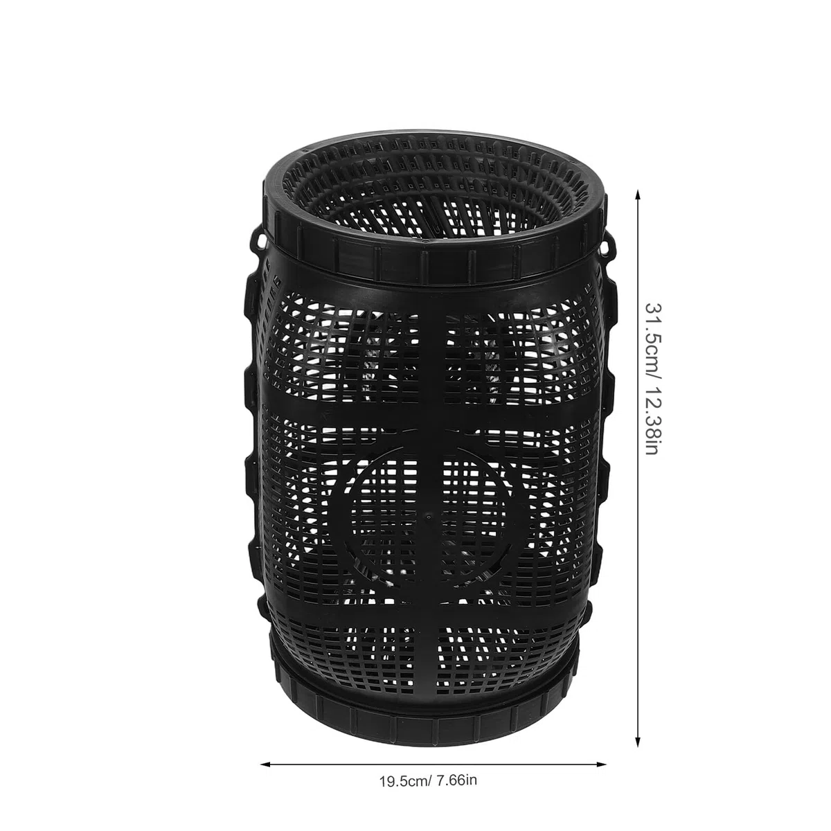 2 Jaulas De Pesca para Red De Pesca para Acuario para Pecera para Atrapar Peces para Peces De Fondo para Cría De Alevines Color Negro