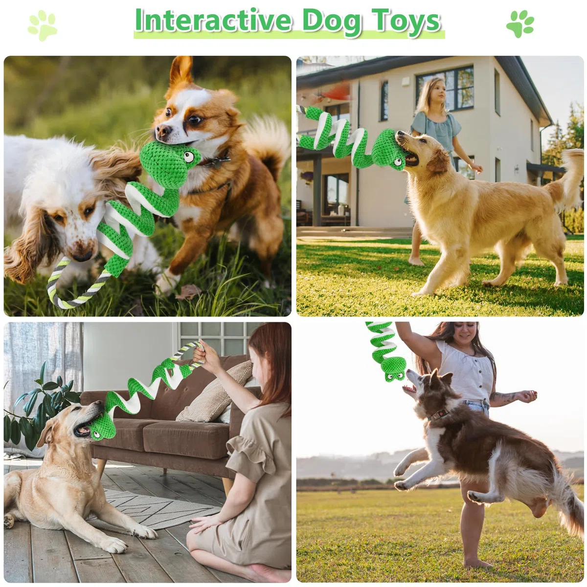 Letsmeet Juguete chirriante para perros, Regalos para perros