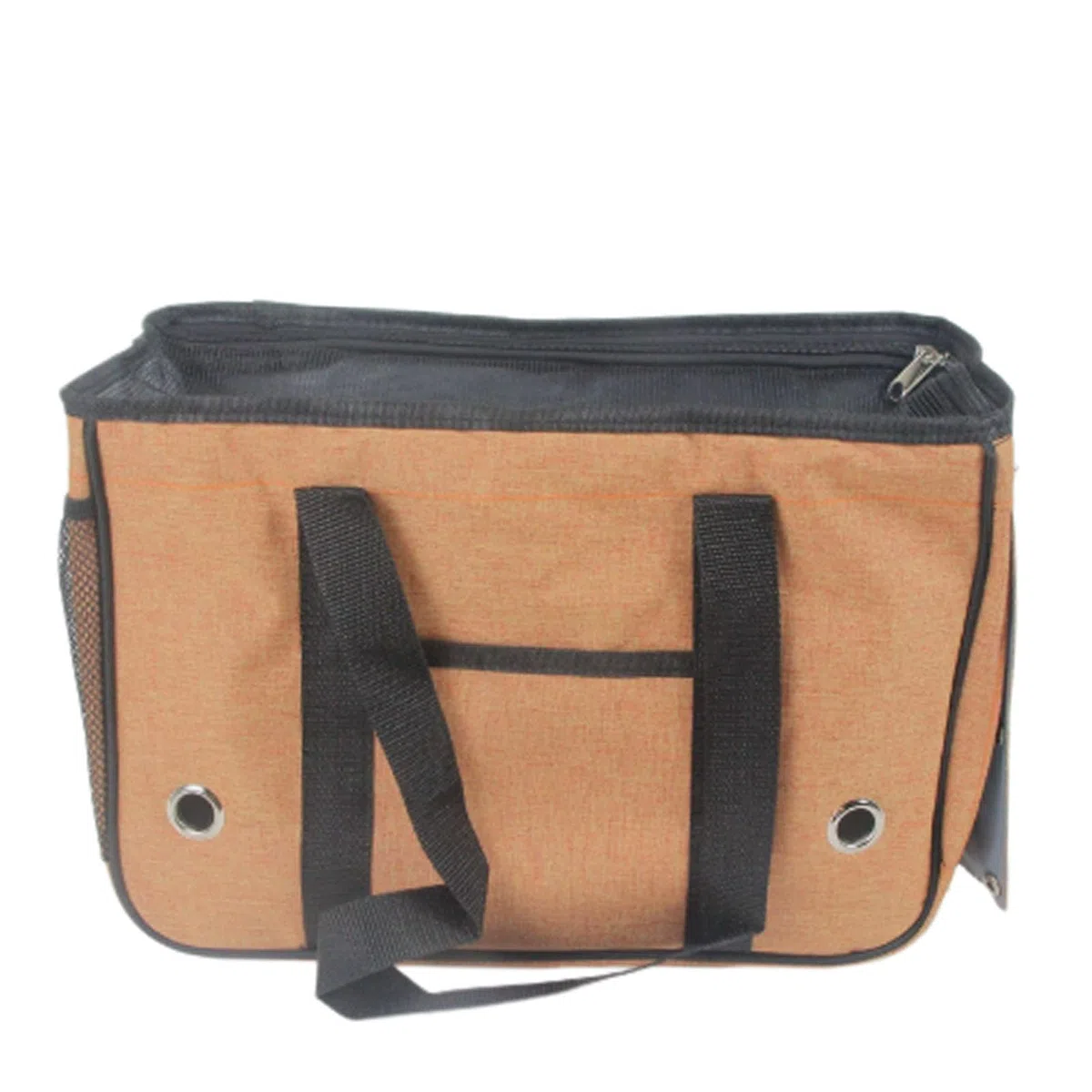 banapoy Transportín para Mascotas con Lados Suaves, Cortina Enrollable de Privacidad, Bolsa de Viaje para Perros, Bolsa de Viaje para Gatos con Paneles de Malla Transpirable y Correa de Seguridad (L