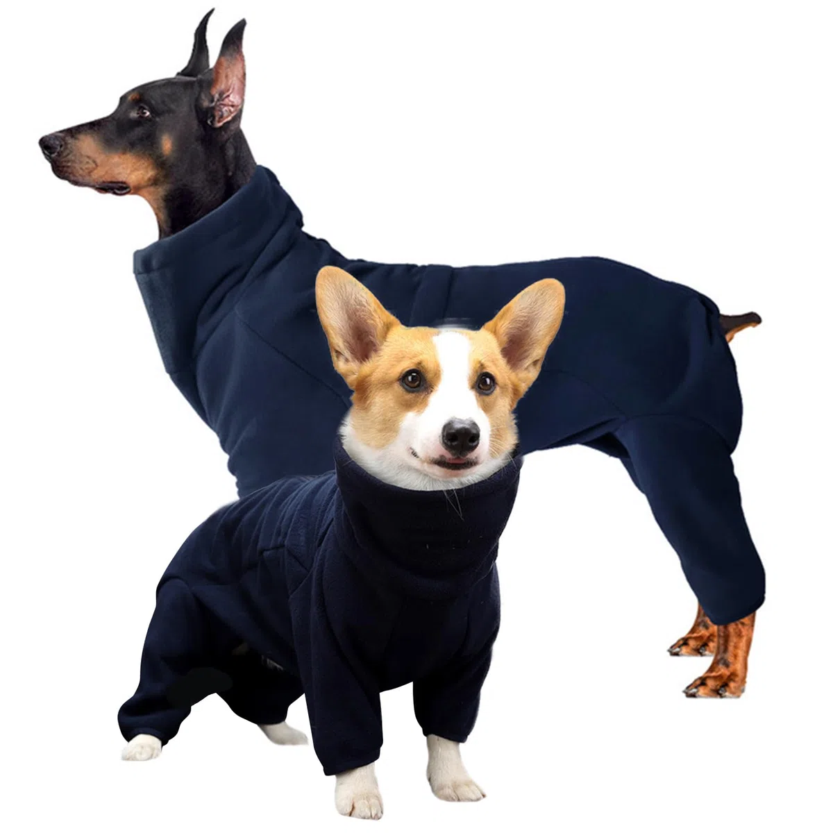 ROZKITCH Ropa de invierno para perro, resistente al viento, chaqueta cálida para clima frío, chaleco acogedor, ropa para perros pequeños y medianos, caminar, senderismo, dormir, azul, talla S