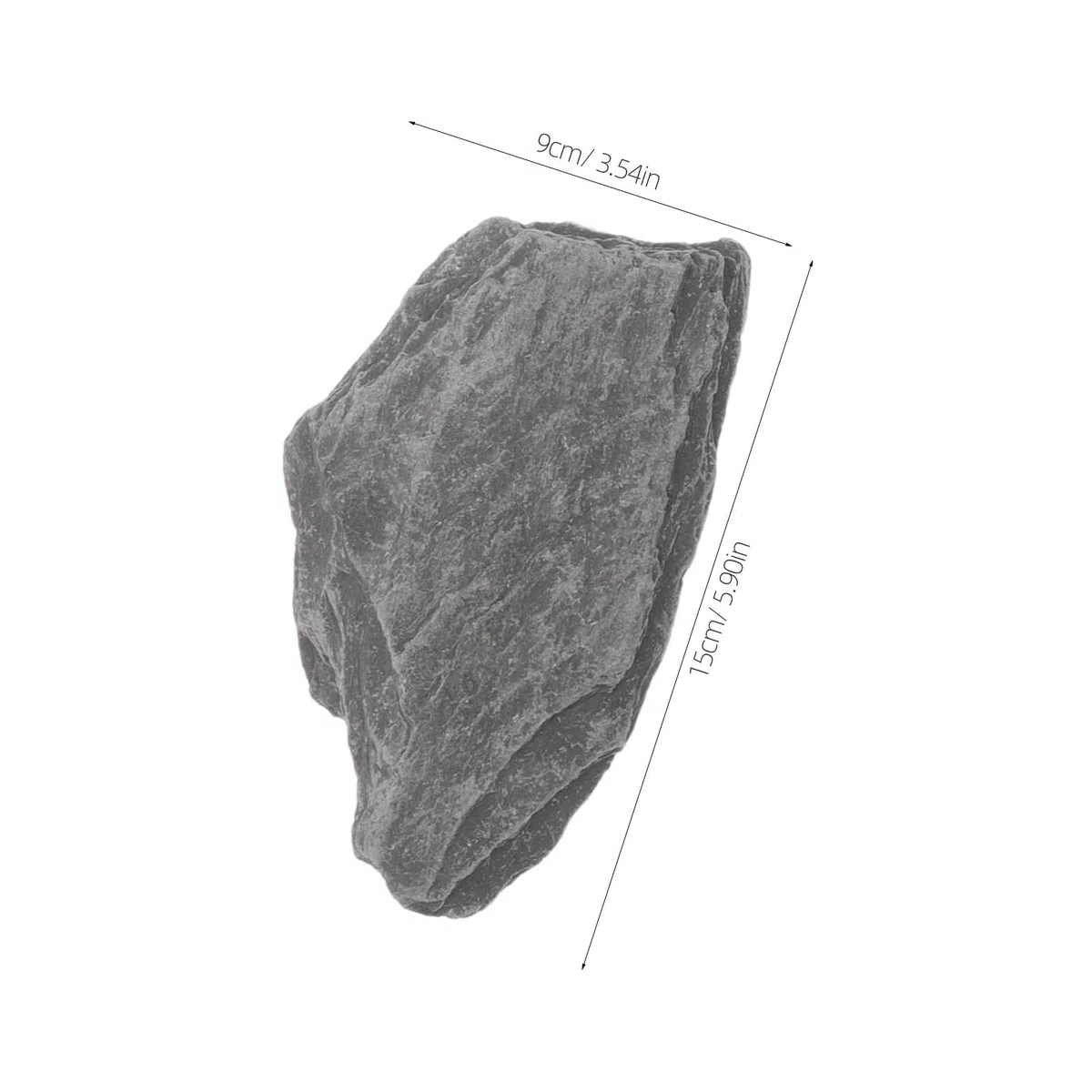 Happyyami Piedras Naturales para Acuario y Terrario en Forma de Losa, Roca Versátil para Acuarios Pequeños y Paisajismo de Agua Dulce Estética Natural