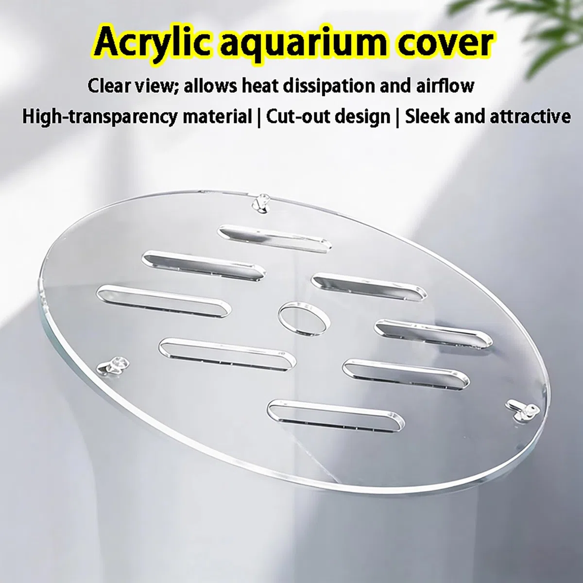 Tapa de Acuario Redonda acrílica