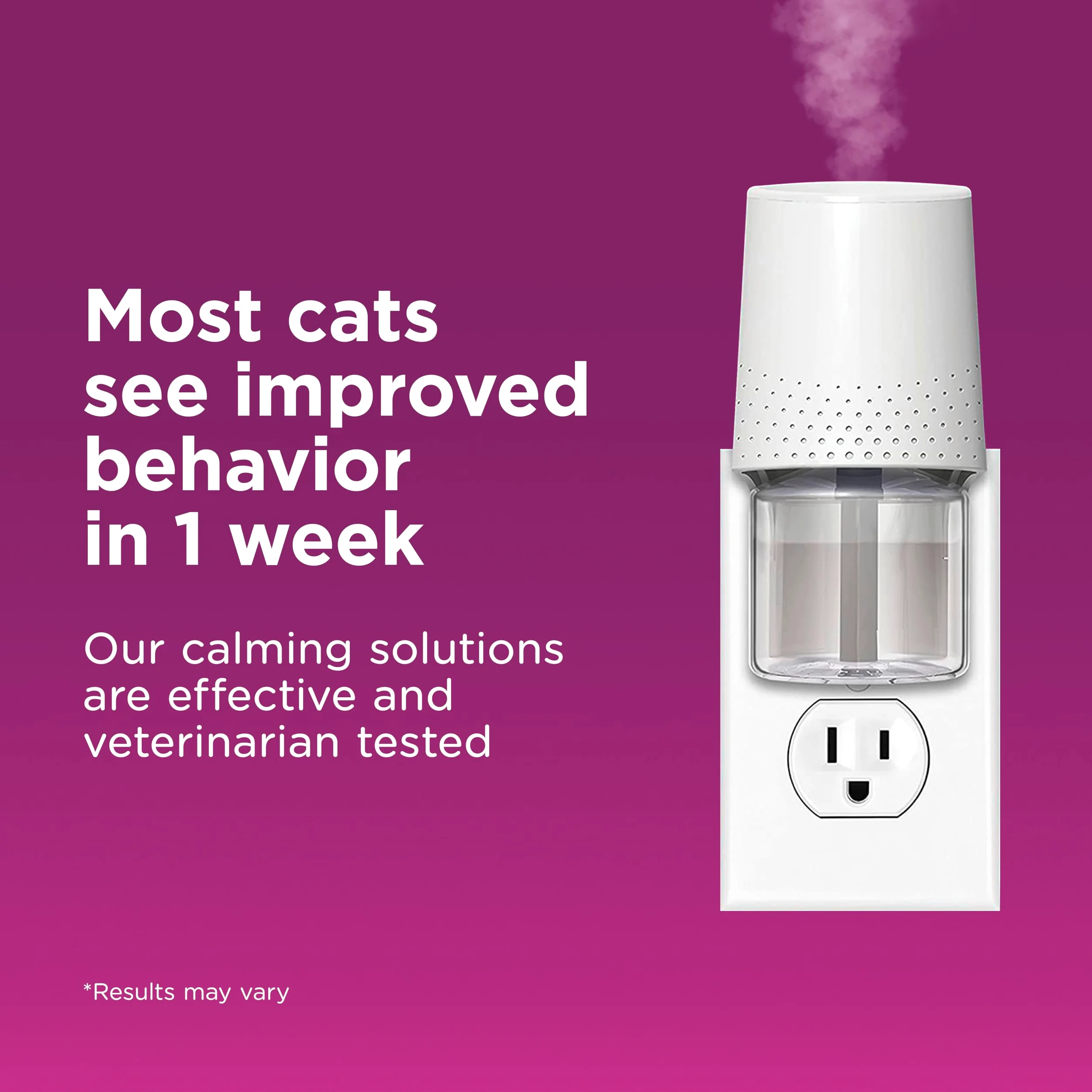 Comfort Zone 3 recambios | Recambios de difusor de feromonas para varios gatos (90 días) para un hogar tranquilo | Recomendado por veterinarios | Detiene la lucha de gatos, reduce la pulverización,