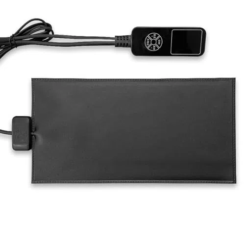 Alfombrilla de calefacción para reptiles, almohadilla térmica para debajo del tanque de 5 W con temperatura ajustable para terrario, ideal para tortugas y otros reptiles