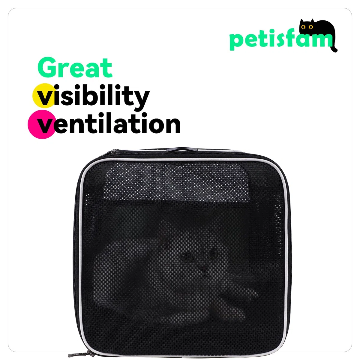 Petsifam - Transportín para mascotas (2 gatos)